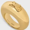 Anillo CELINE Sulky en latón con acabado dorado Anillo CELINE Sulky en latón con acabado dorado