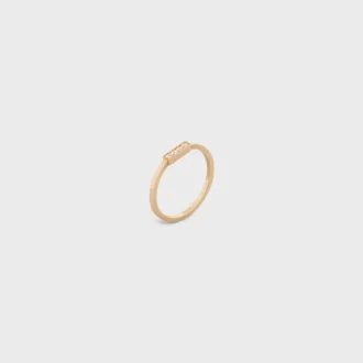 Anillo de la línea CELINE en oro amarillo y diamantes
