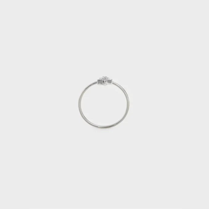 Anillo Etoile CELINE en oro blanco y diamantes Anillo Etoile CELINE en oro blanco y diamantes