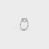 Anillo Knot en latón con acabado de rodio Anillo Knot en latón con acabado de rodio