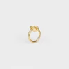 Anillo Knot en latón con acabado dorado Anillo Knot en latón con acabado dorado