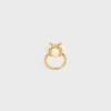 Anillo Les Perles CELINE con strass, perlas de resina y latón con acabado dorado Anillo Les Perles CELINE con strass, perlas de resina y latón con acabado dorado