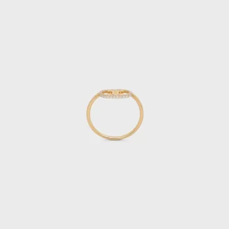 Anillo Maillon Triomphe en oro amarillo y diamantes
