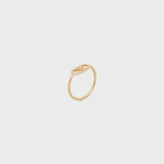 Anillo Maillon Triomphe en oro amarillo y diamantes