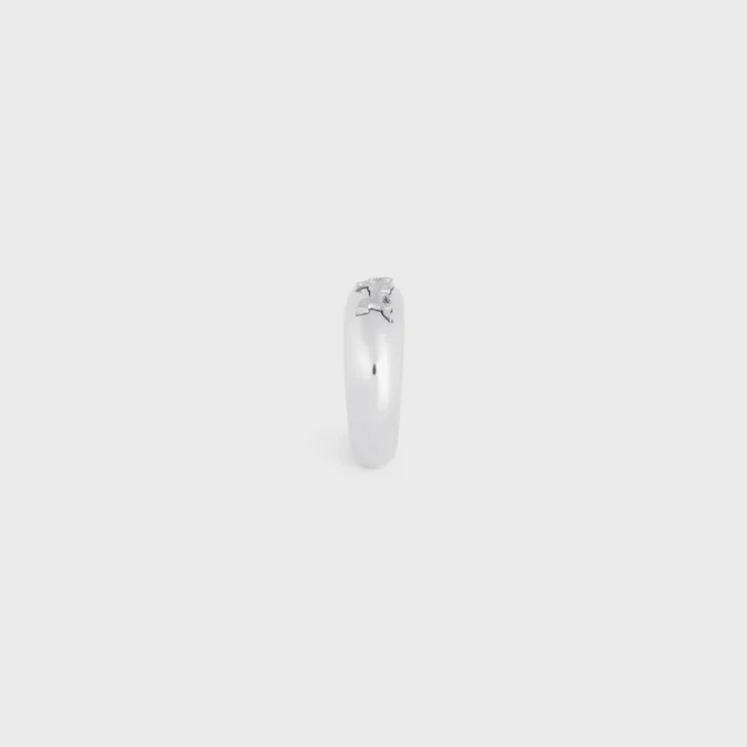 Anillo Sulky de CELINE en latón con acabado de rodio Anillo Sulky de CELINE en latón con acabado de rodio