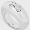 Anillo Sulky de CELINE en latón con acabado de rodio Anillo Sulky de CELINE en latón con acabado de rodio