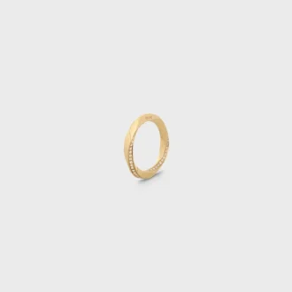 Anillo Torsion en oro amarillo y diamantes