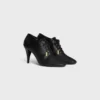 Bailarinas de tacón con cordones Oxford suaves en piel de becerro – Curtido vegetal
