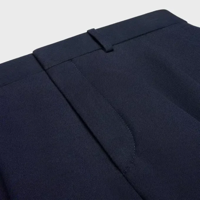 Bermudas de gabardina de algodón y lana Bermudas de gabardina de algodón y lana