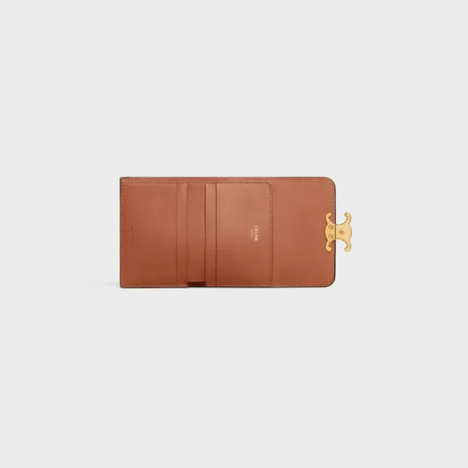 Billetera compacta con monedero Triomphe Canvas Billetera compacta con monedero Triomphe Canvas