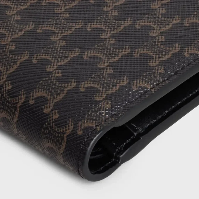 Billetera doble en Triomphe Canvas Billetera doble en Triomphe Canvas