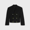 Blazer Colonne en gabardina de lana Blazer Colonne en gabardina de lana