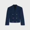 Blazer Colonne en lana diagonal Blazer Colonne en lana diagonal