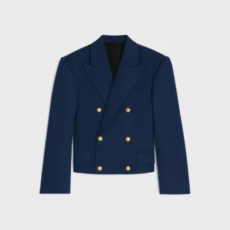Blazer Colonne en lana diagonal