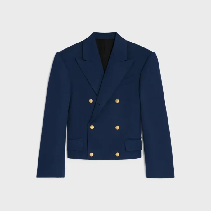 Blazer Colonne en lana diagonal Blazer Colonne en lana diagonal