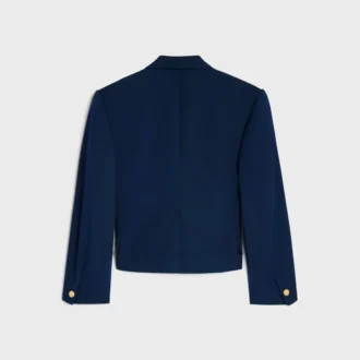 Blazer Colonne en lana diagonal