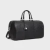Bolsa de viaje grande en piel de becerro granulada Bolsa de viaje grande en piel de becerro granulada
