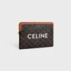 Bolsita con correa Cuir Triomphe en Triomphe Canvas con estampado CELINE Bolsita con correa Cuir Triomphe en Triomphe Canvas con estampado CELINE