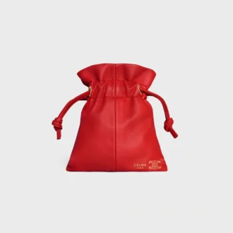 Bolsita Micro Crystal en piel de cordero lisa