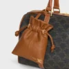 Bolsita Micro Crystal en piel de cordero lisa