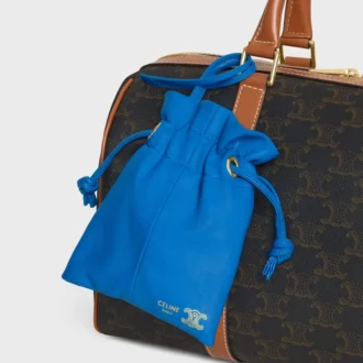 Bolsita Micro Crystal en piel de cordero lisa
