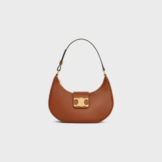 Bolso Ava Triomphe mediano en piel de becerro lisa
