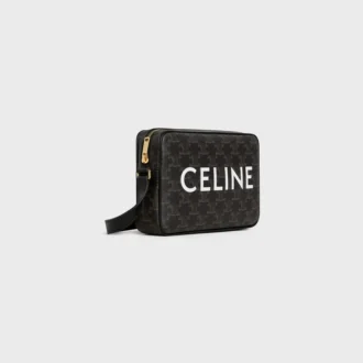 Bolso bandolera mediano en Triomphe Canvas con estampado CELINE