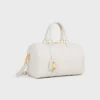 Bolso Boston grande en piel de becerro granulada flexible Bolso Boston grande en piel de becerro granulada flexible