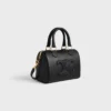 Bolso Boston pequeño en piel de becerro lisa Bolso Boston pequeño en piel de becerro lisa