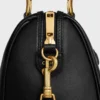 Bolso Boston pequeño en piel de becerro lisa Bolso Boston pequeño en piel de becerro lisa
