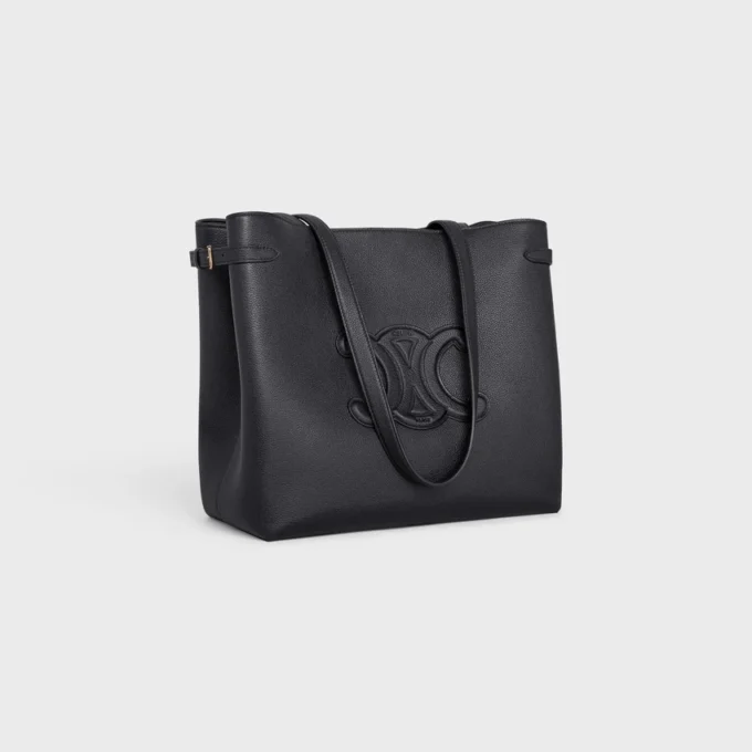 Bolso Cabas AnaïS Cuir Triomphe mediano en piel de becerro granulada Bolso Cabas AnaïS Cuir Triomphe mediano en piel de becerro granulada