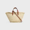 Bolso Celine Classic Panier para Teen en hojas de palma y piel de becerro Bolso Celine Classic Panier para Teen en hojas de palma y piel de becerro