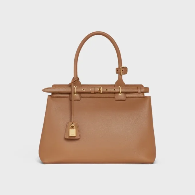 Bolso CELINE Conti en piel de becerro granulada flexible
