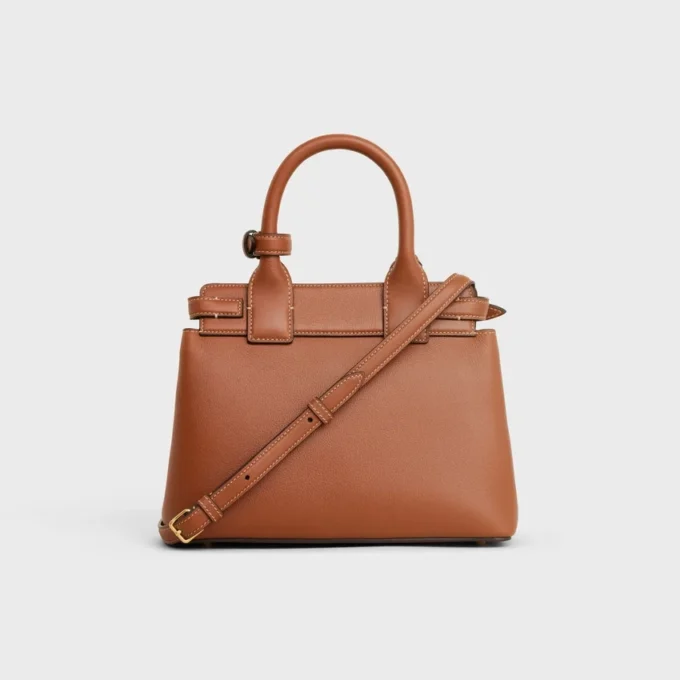 Bolso Celine Conti Teen en piel de becerro granulada flexible Bolso Celine Conti Teen en piel de becerro granulada flexible