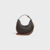 Bolso Celine Lulu para adolescentes en Triomphe Canvas y piel de becerro Bolso Celine Lulu para adolescentes en Triomphe Canvas y piel de becerro