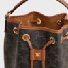 Bolso Clara en Triomphe Canvas y piel de becerro Bolso Clara en Triomphe Canvas y piel de becerro