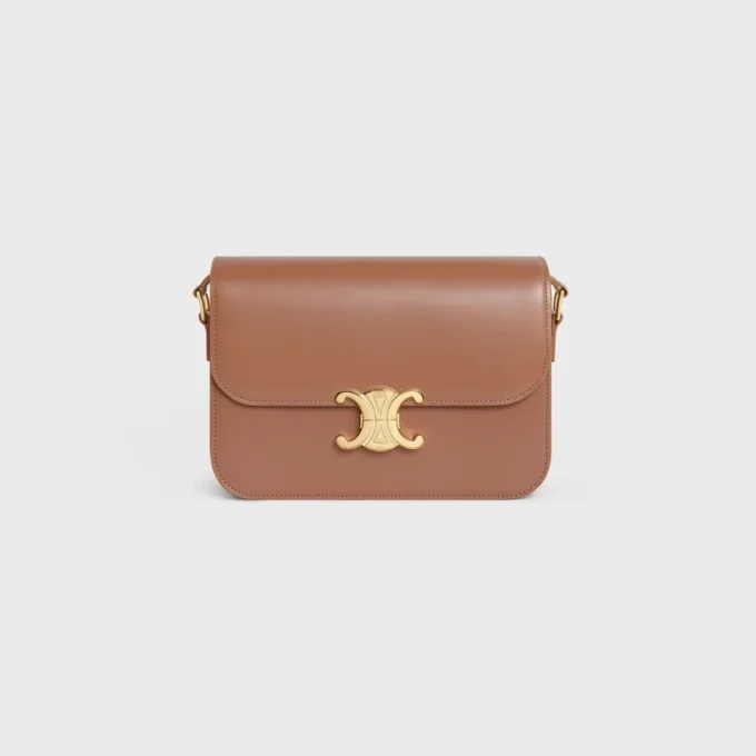 Bolso Classique Triomphe en piel de becerro brillante Bolso Classique Triomphe en piel de becerro brillante