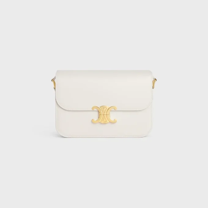 Bolso Classique Triomphe en piel de becerro brillante Bolso Classique Triomphe en piel de becerro brillante