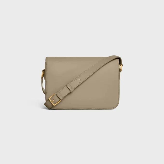 Bolso Classique Triomphe en piel de becerro brillante Bolso Classique Triomphe en piel de becerro brillante