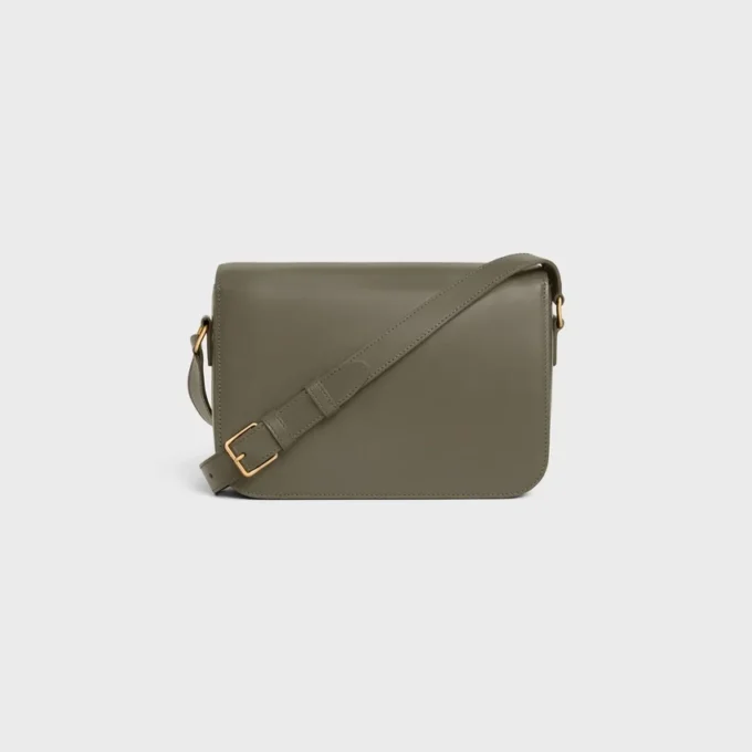 Bolso Classique Triomphe en piel de becerro brillante Bolso Classique Triomphe en piel de becerro brillante