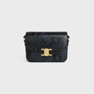 Bolso Classique Triomphe en piel de pitón