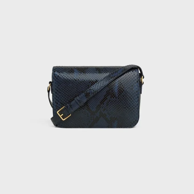 Bolso Classique Triomphe en piel de pitón Bolso Classique Triomphe en piel de pitón