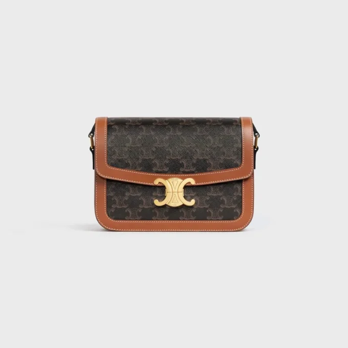 Bolso Classique Triomphe en Triomphe Canvas y piel de becerro Bolso Classique Triomphe en Triomphe Canvas y piel de becerro