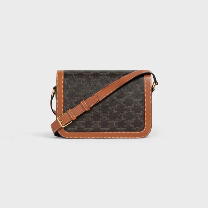 Bolso Classique Triomphe en Triomphe Canvas y piel de becerro Bolso Classique Triomphe en Triomphe Canvas y piel de becerro