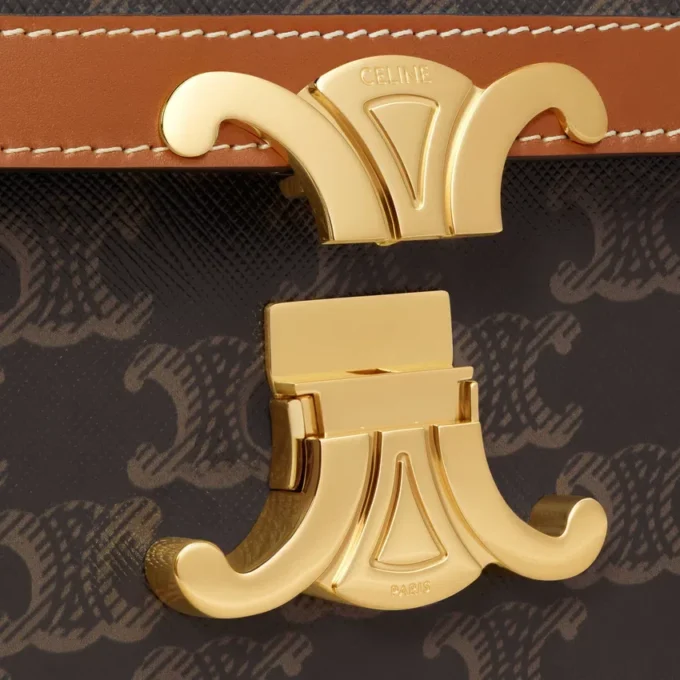 Bolso Classique Triomphe en Triomphe Canvas y piel de becerro Bolso Classique Triomphe en Triomphe Canvas y piel de becerro