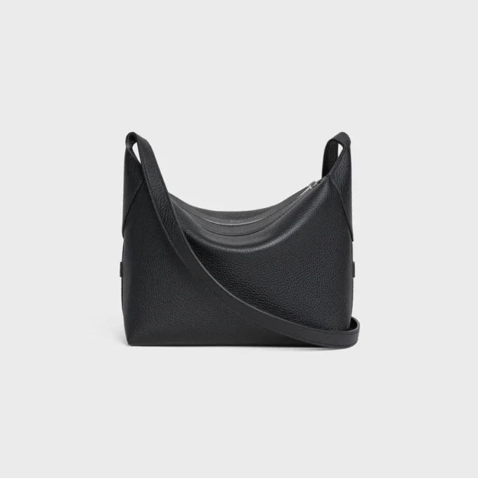 Bolso cruzado Harry en piel de becerro granulada