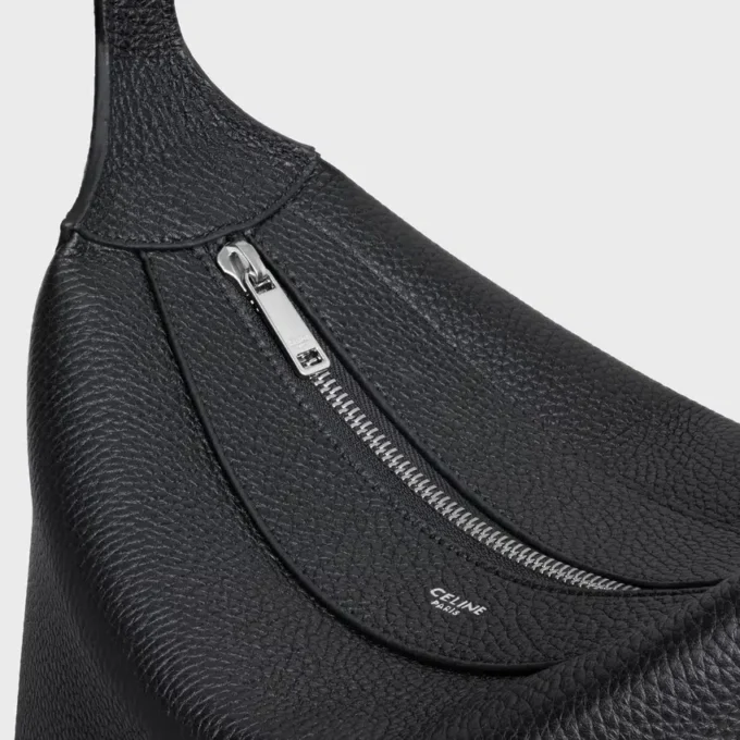 Bolso cruzado Harry en piel de becerro granulada