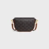 Bolso de hombro Folco en Triomphe Canvas y piel de becerro Bolso de hombro Folco en Triomphe Canvas y piel de becerro