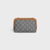 Bolso de mano con cadena en jacquard Triomphe integral Bolso de mano con cadena en jacquard Triomphe integral