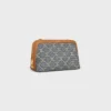 Bolso de mano con cadena en jacquard Triomphe integral Bolso de mano con cadena en jacquard Triomphe integral